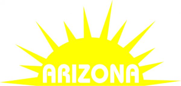 Arizona Sun Vinyl Sticker