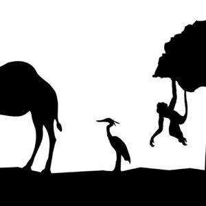 Arizona Zoo Scene Vinyl Sticker