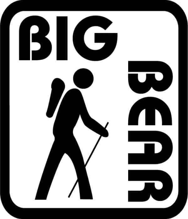 Big Bear Backpacker Vinyl Sticker