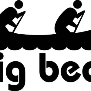 Big Bear Canoe Vinyl Sticker