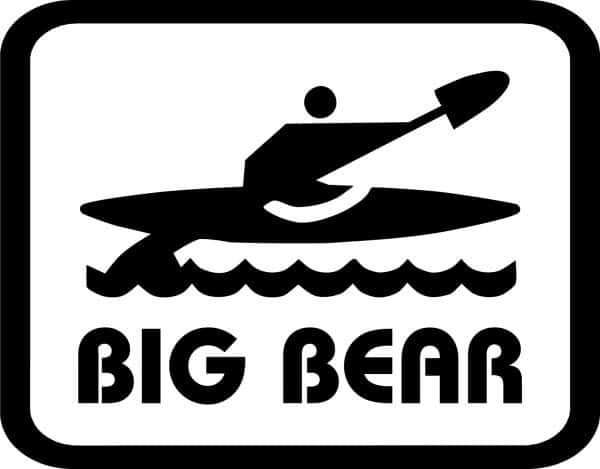 Big Bear Kayak Vinyl Sticker