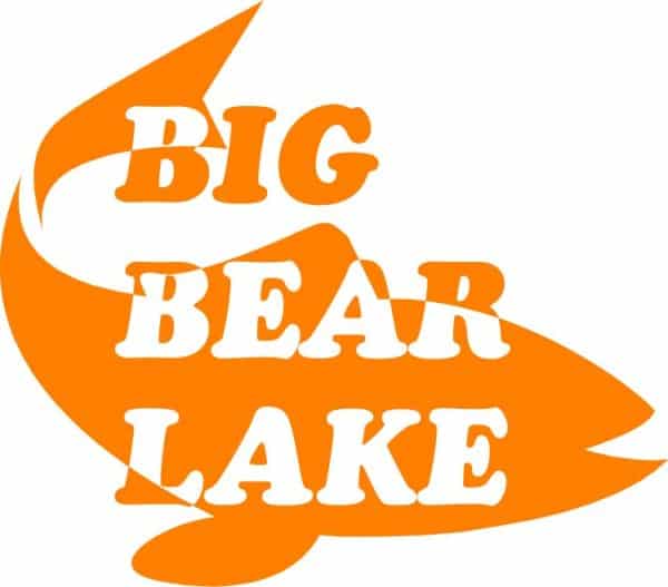 Big Bear Lake Fish Vinyl Sticker