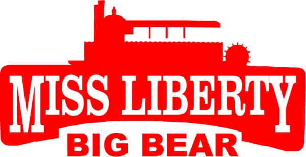 Big Bear Miss Liberty Vinyl Sticker