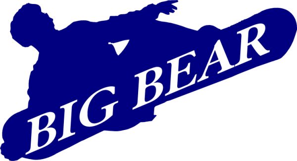Big Bear Snowboarding Vinyl Sticker