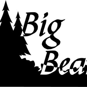 Big Bear Trees Vinyl Sticker