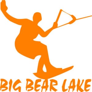 Big Bear Lake Wake Boarding Vinyl Sticker