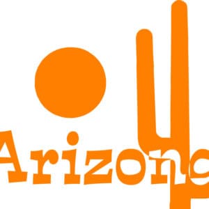 Arizona Cactus Vinyl Sticker