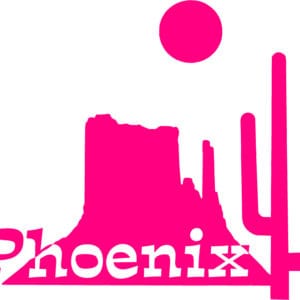 Arizona Phoenix Scene Vinyl Sticker