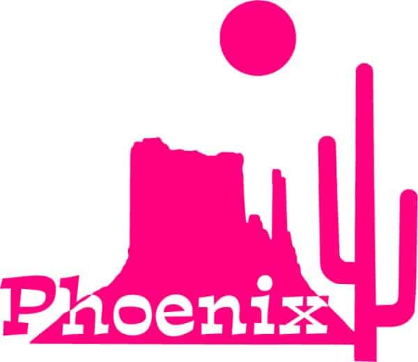 Arizona Phoenix Scene Vinyl Sticker