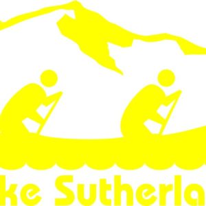 Washington Lake Sutherland Canoe Vinyl Sticker