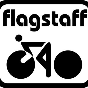 Arizona Flagstaff Cyclist Vinyl Sticker