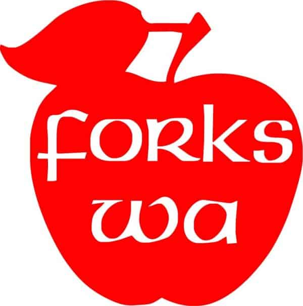 Washington Forks Apple Vinyl Sticker