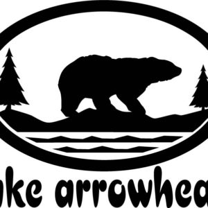 Lake Arrowhead Bear Vinyl Sticker