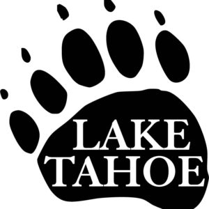 Lake Tahoe Bear Paw Sticker
