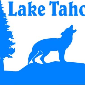 Lake Tahoe Wolf Sticker