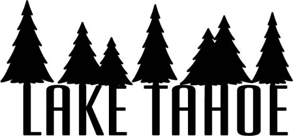 Lake Tahoe Trees Sticker