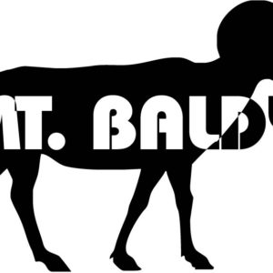Mt Baldy Big Horn Ram Vinyl Sticker