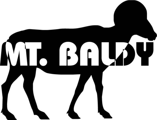 Mt Baldy Big Horn Ram Vinyl Sticker