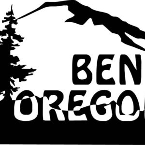 Oregon Bend Scene Vinyl Sticker