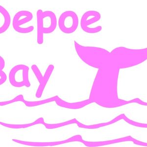 Oregon Depoe Bay Whale Vinyl Sticker