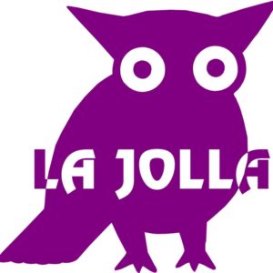 La Jolla Beach Owl Vinyl Sticker