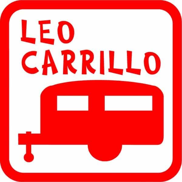 Leo Carillo Beach Camper Vinyl Sticker