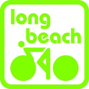 Long Beach Cyclist Vinyl Sticker