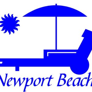 Newport Beach Lounge Chair Vinyl Sticker