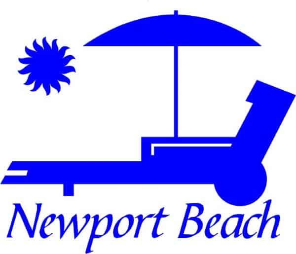 Newport Beach Lounge Chair Vinyl Sticker