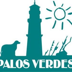 Palos Verdes Beach Scene Vinyl Sticker