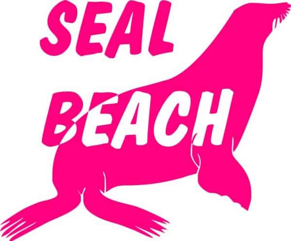 Seal Beach Vinyl Sticker
