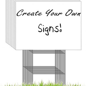Yard Sign Pack of 10 Blank Sign